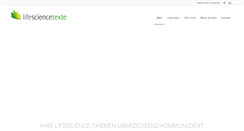 Desktop Screenshot of life-science-texte.de